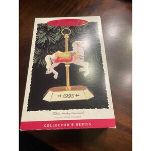 Hallmark Tobin Fraley Carousel Ornament 1995 New In Box